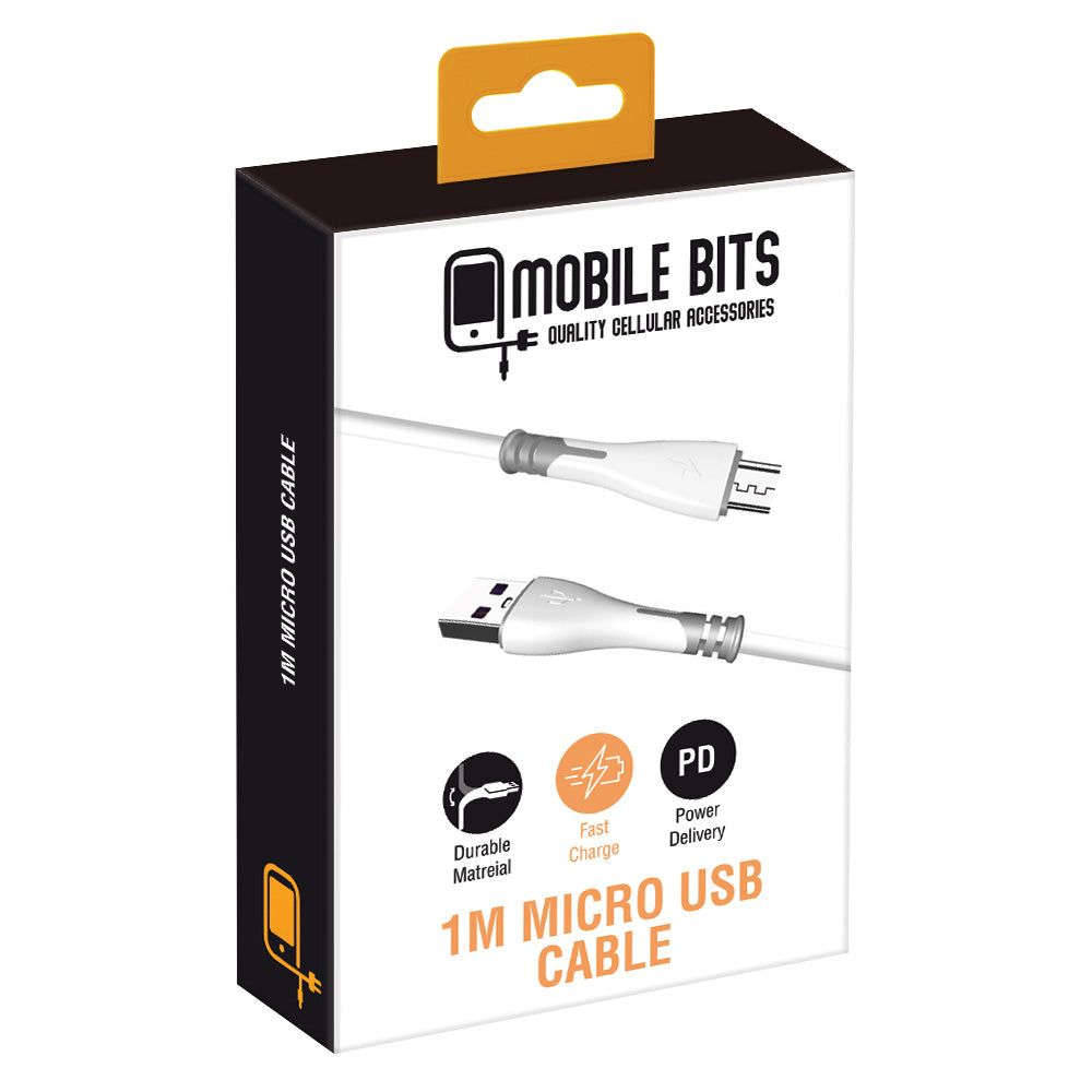1m USB A to Micro Charge &amp; Sync Cable
