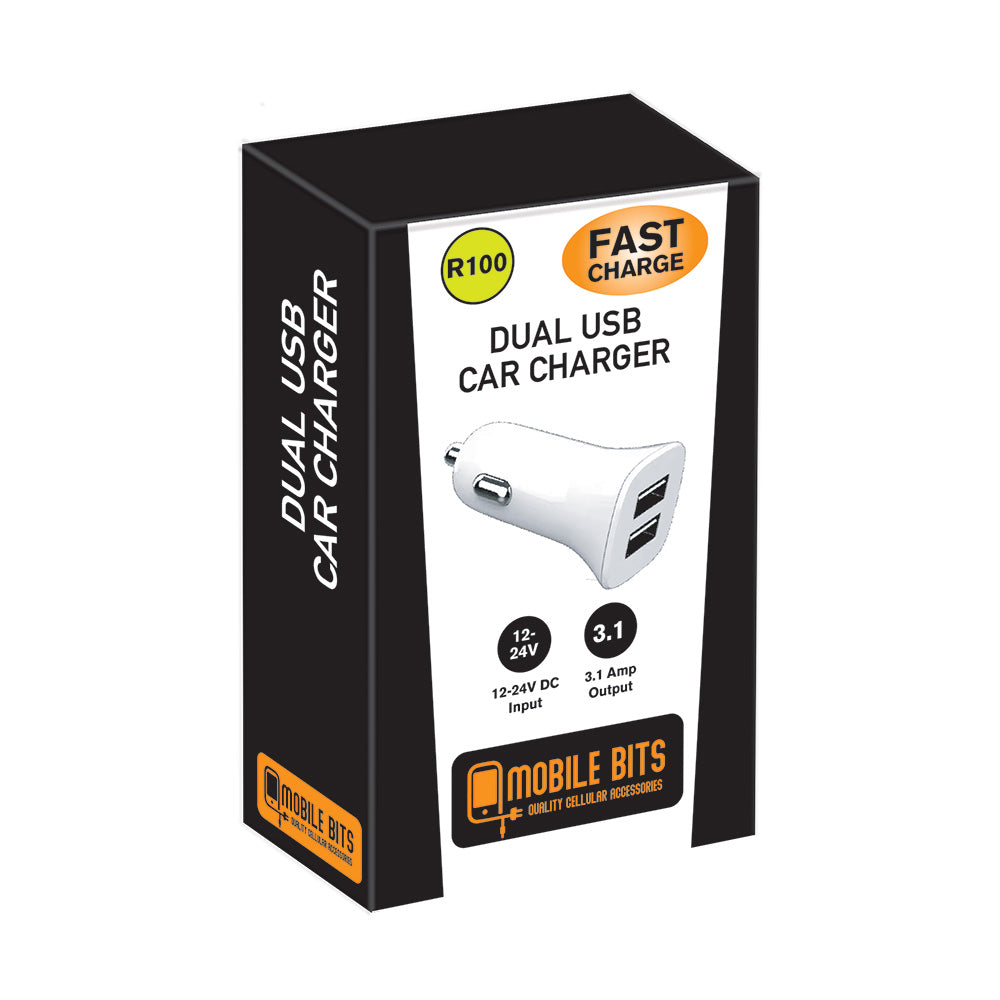 15W Dual USB A Car Charger