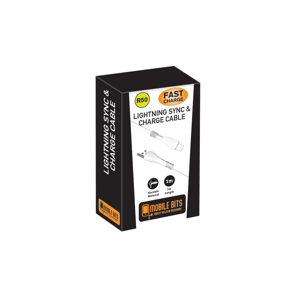 1m USB A to Lightning Charge &amp; Sync Cable