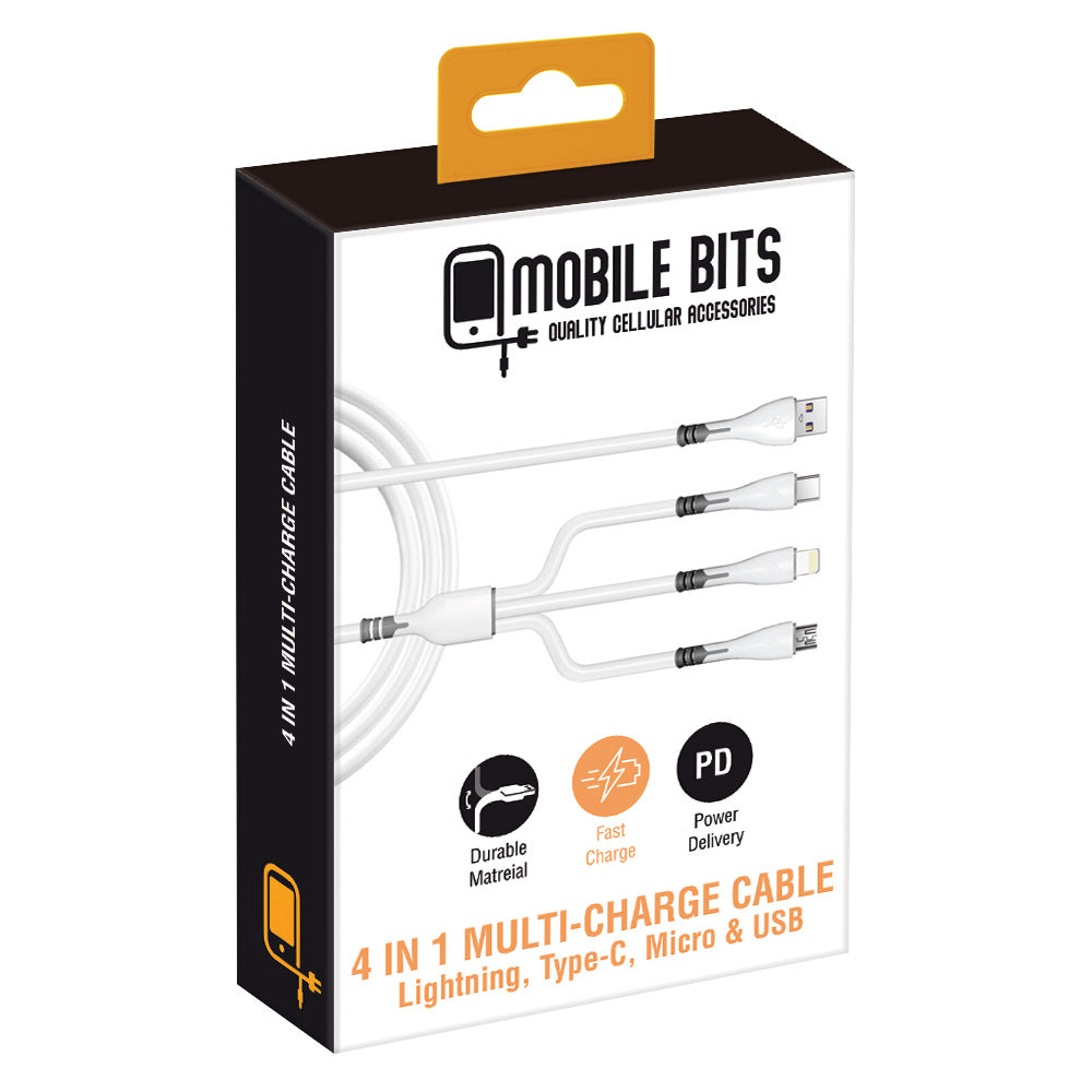 1m 4-in-1 Multi Charge Cable