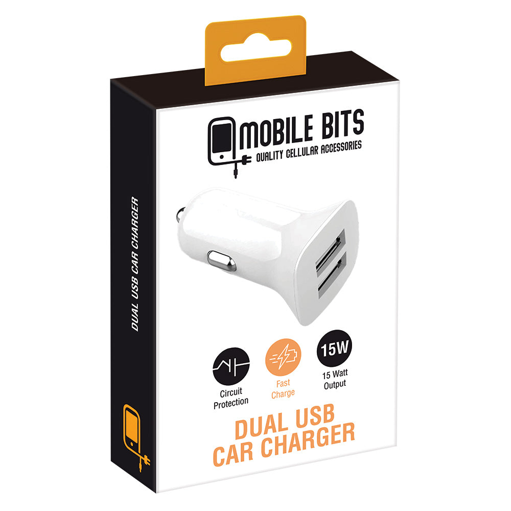 15W Dual USB A Car Charger