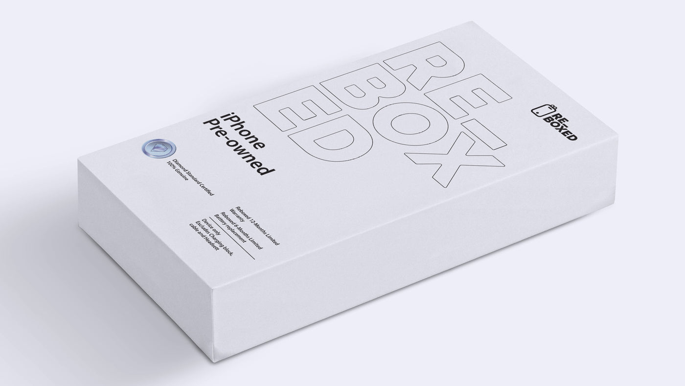 Reboxed pre-owned iPhone box