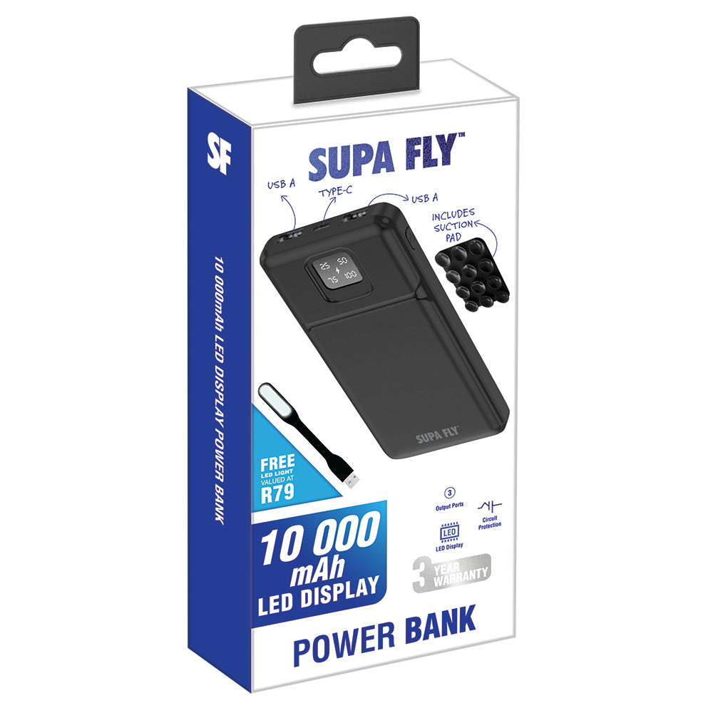 Power Bank 10 000mAh PD LED Display