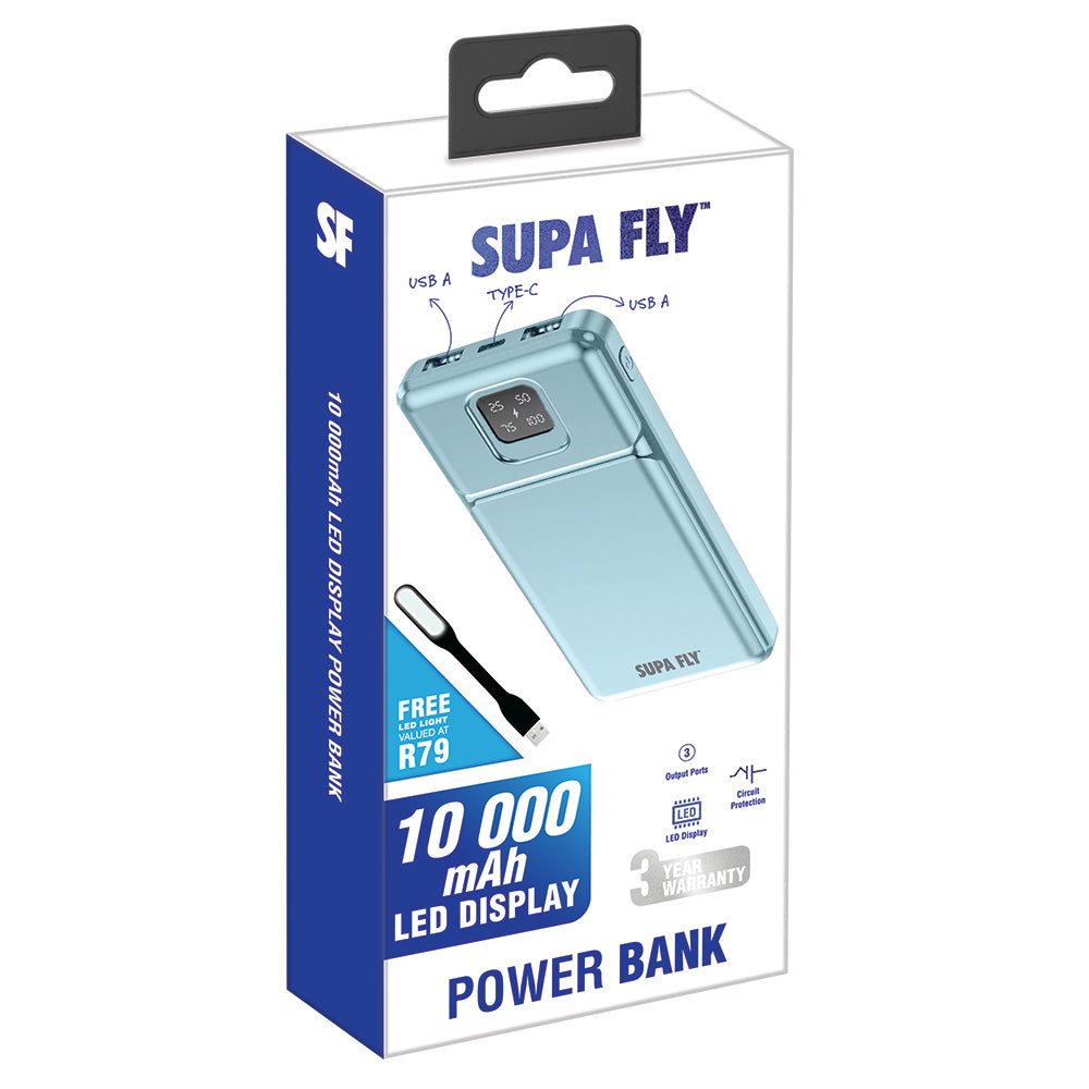 Power Bank 10 000mAh LED Display