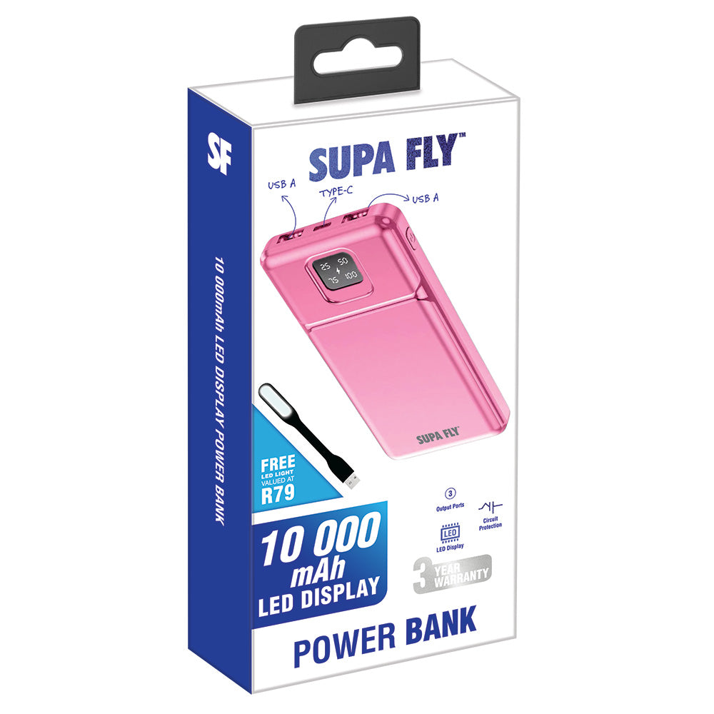 Power Bank 10 000mAh LED Display