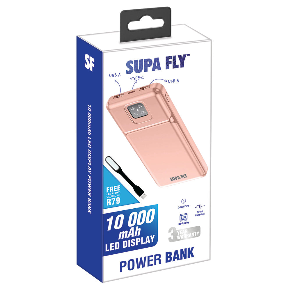Power Bank 10 000mAh LED Display