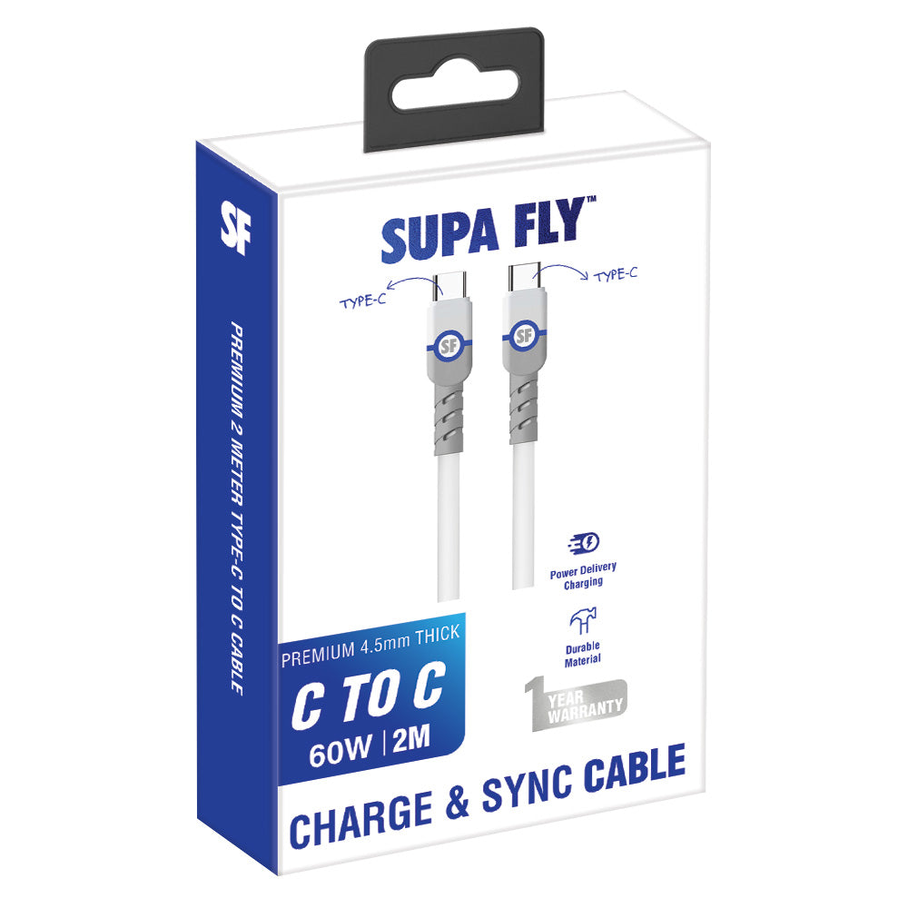 2m Type-C to Type-C Charge &amp; Sync Cable
