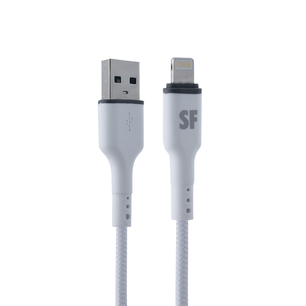 17W DUAL USB A Wall Charger with USB A to MFI Lightning Cable