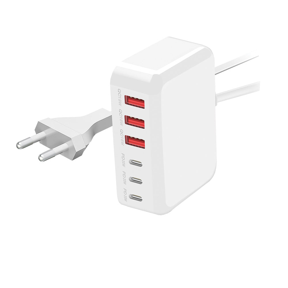 114W 6 Port Charging Station