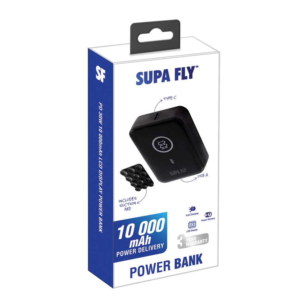 Power Bank 10 000mAh PD 30W USB A &amp; Type-C