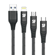1.2m 3-in-1 Multi Charge Cable