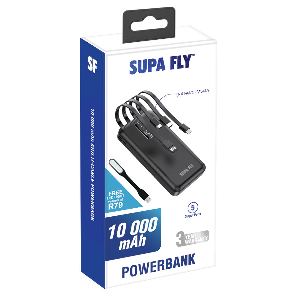 Power Bank 10 000mAh Type-C / Micro / Lightning
