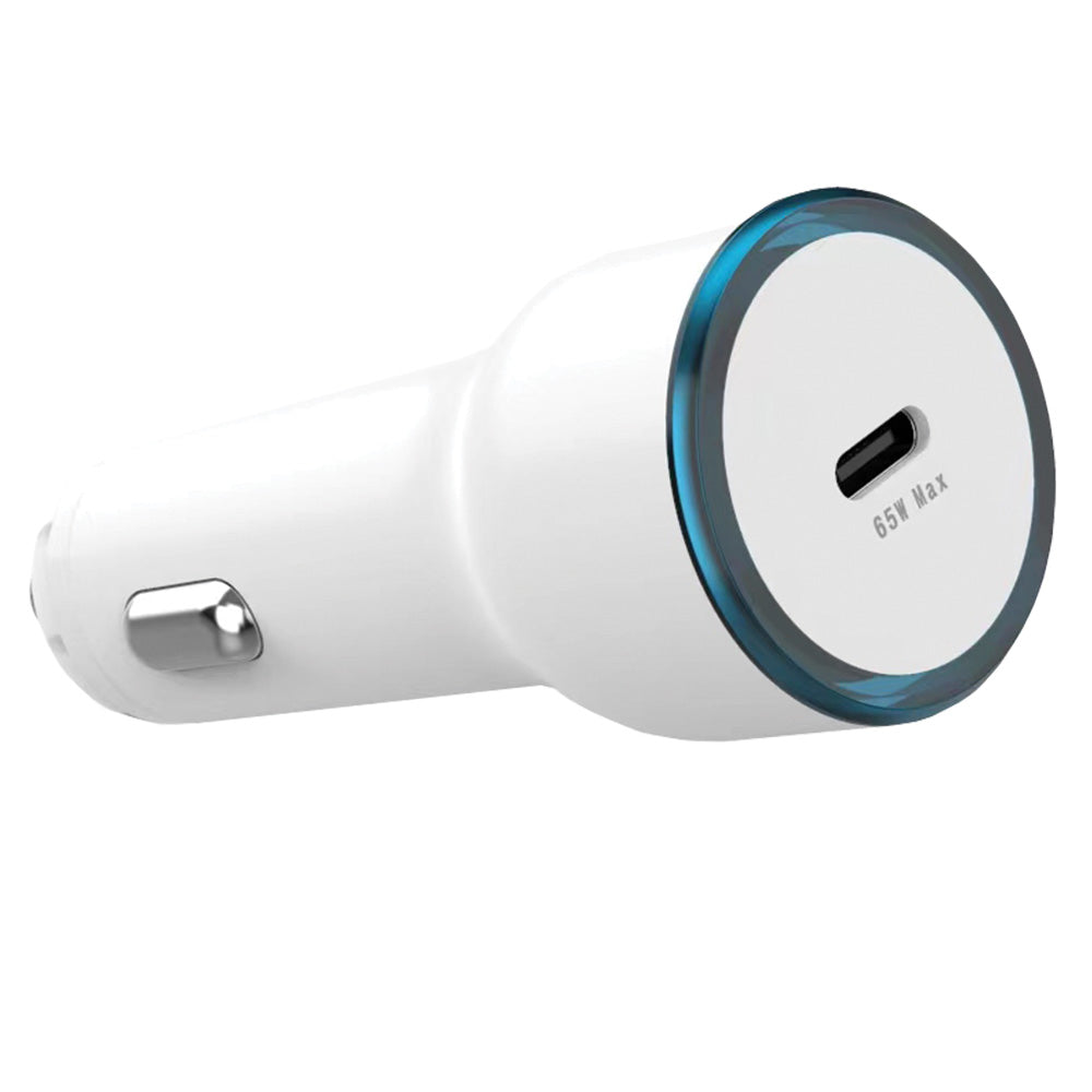 65W Type-C Car Charger with Type-C to Type-C Cable