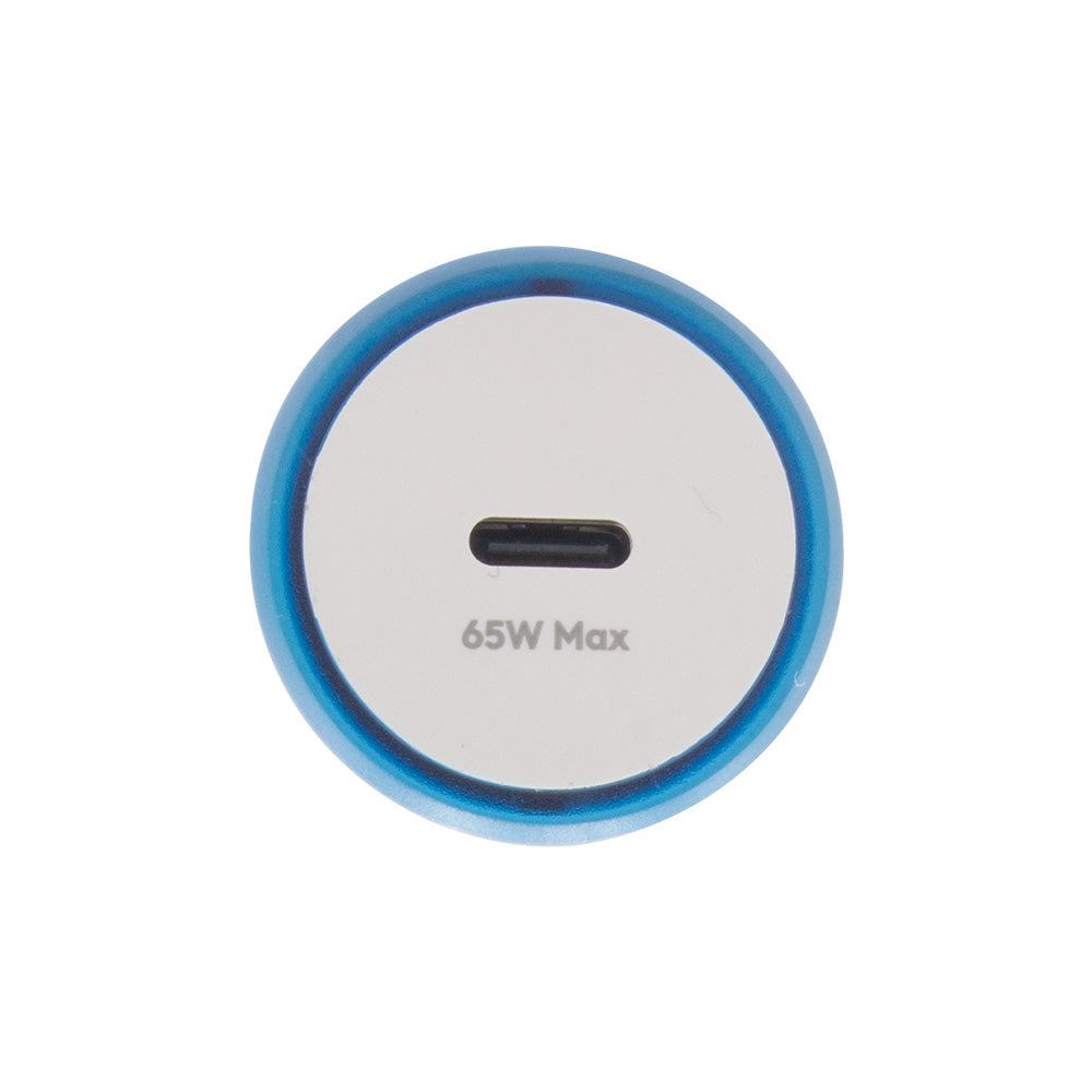 65W Type-C Car Charger with Type-C to Type-C Cable