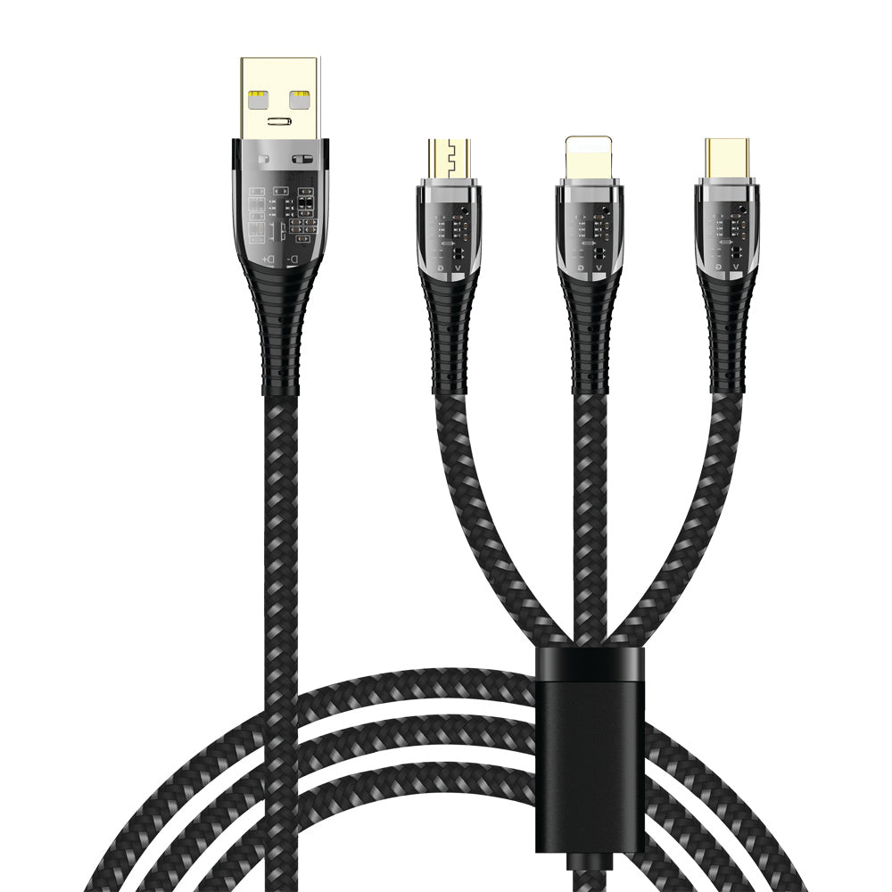 1.2m 3-in-1 Multi Charge Cable