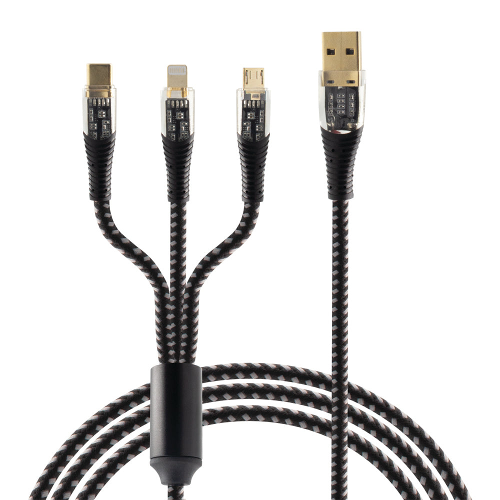 1.2m 3-in-1 Multi Charge Cable