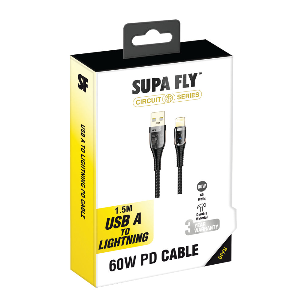 1.5m USB A to Lightning Charge &amp; Sync Cable