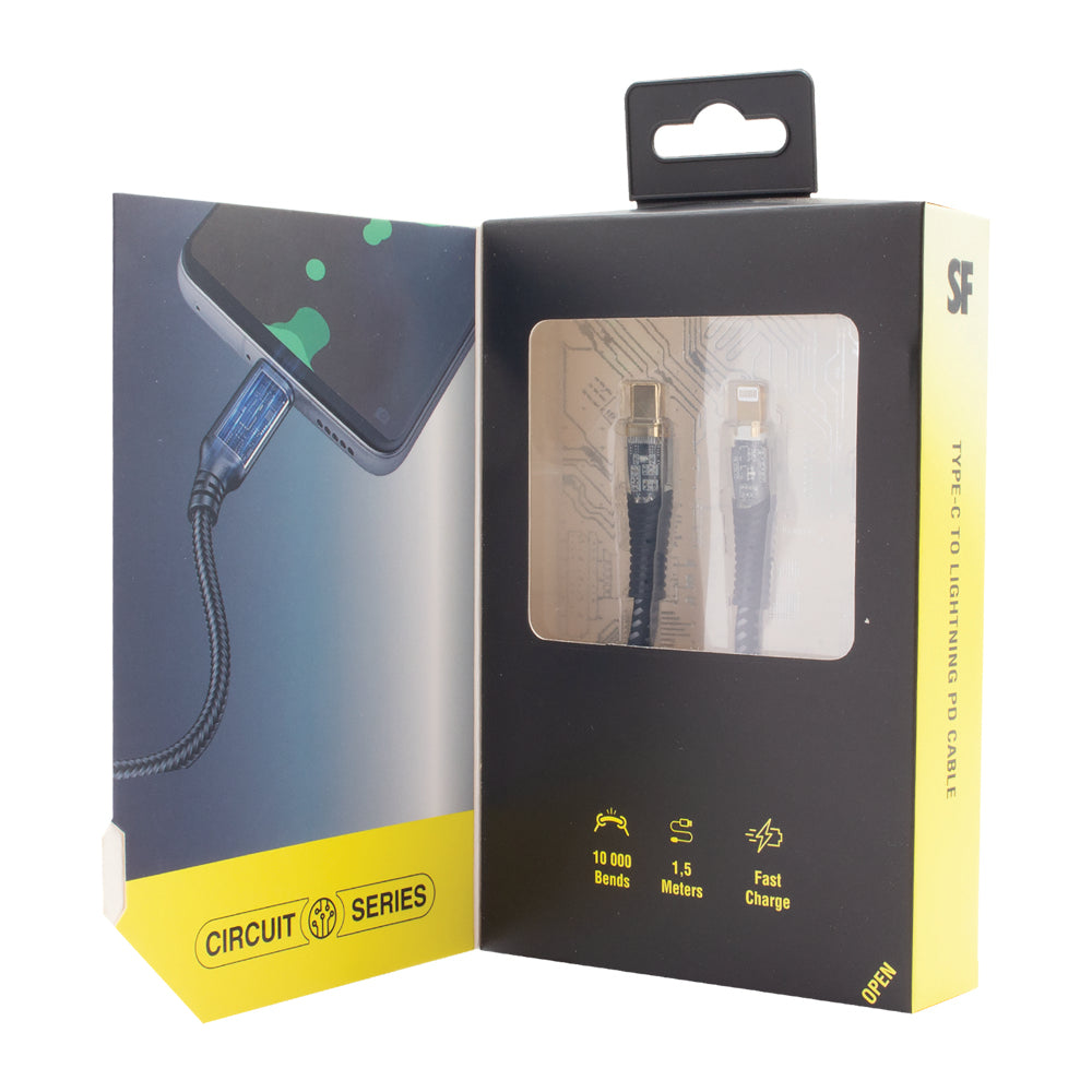 1.5m Type-C to MFI Lightning Charge &amp; Sync Cable
