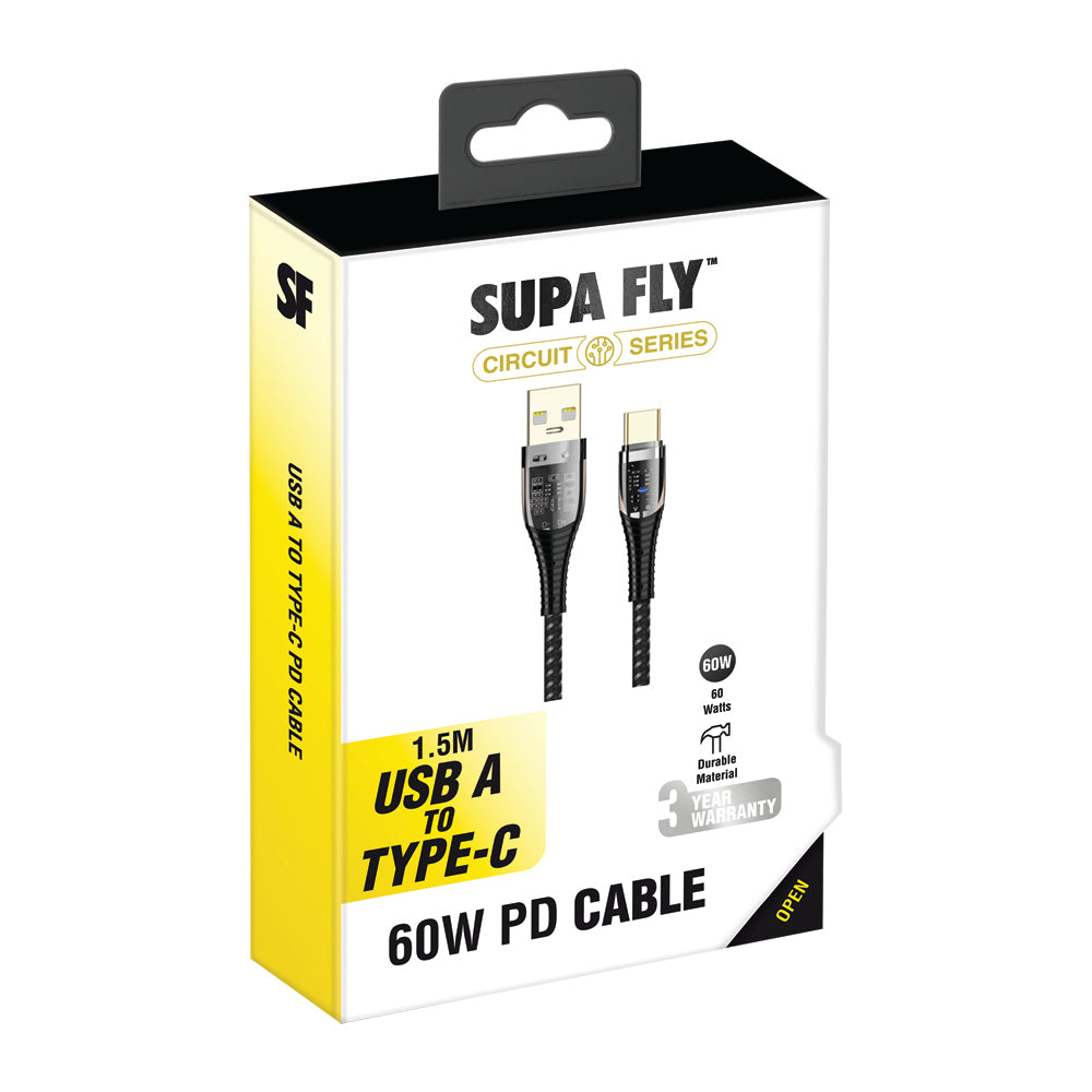 1.5m USB A to Type-C Charge &amp; Sync Cable
