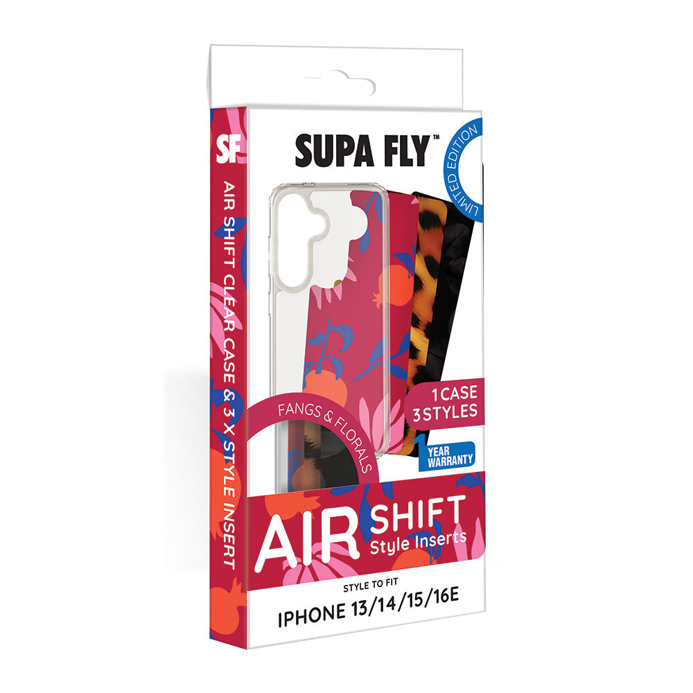 Air Shift iPhone 13/14/15/16E Fangs &amp; Florals