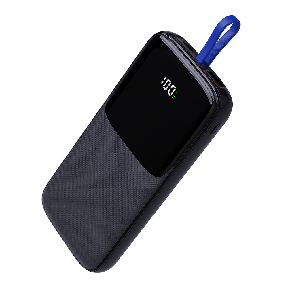 Power Bank 10 000mAh PD 22.5W With Integrated Type-C Cable