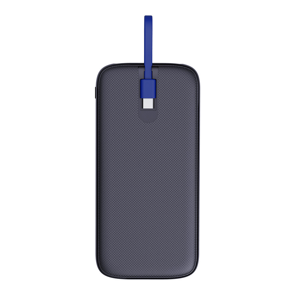 Power Bank 10 000mAh PD 22.5W With Integrated Type-C Cable