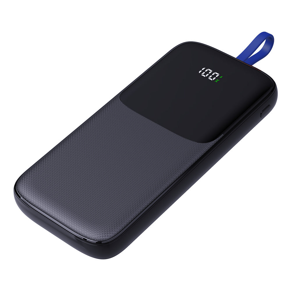 Power Bank 10 000mAh PD 22.5W With Integrated Type-C Cable