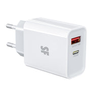 38W Dual PD QC Wall Charger with MFI USB-A to Lightning Cable