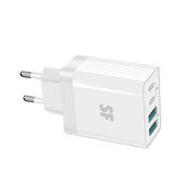 38W QUAD USB A &amp; Type-C Wall Charger