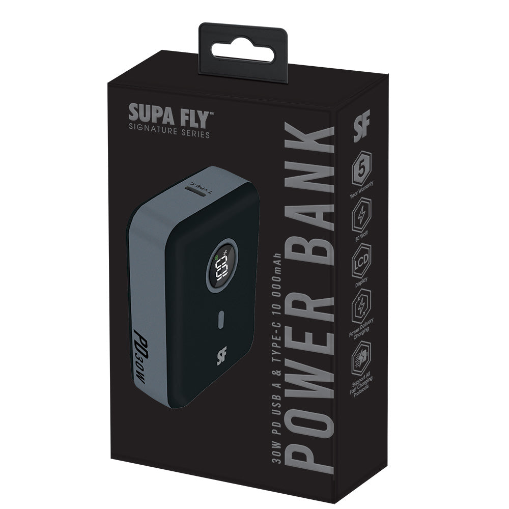 Power Bank 10 000mAh PD 30W USB A &amp; Type-C