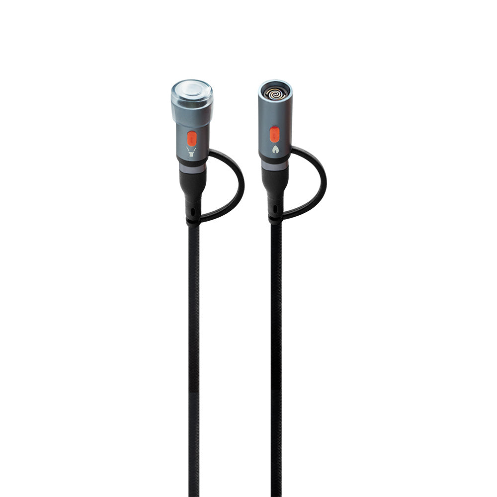 1m Type-C to Type-C With Flashlight &amp; Ligter Charge &amp; Sync Cable