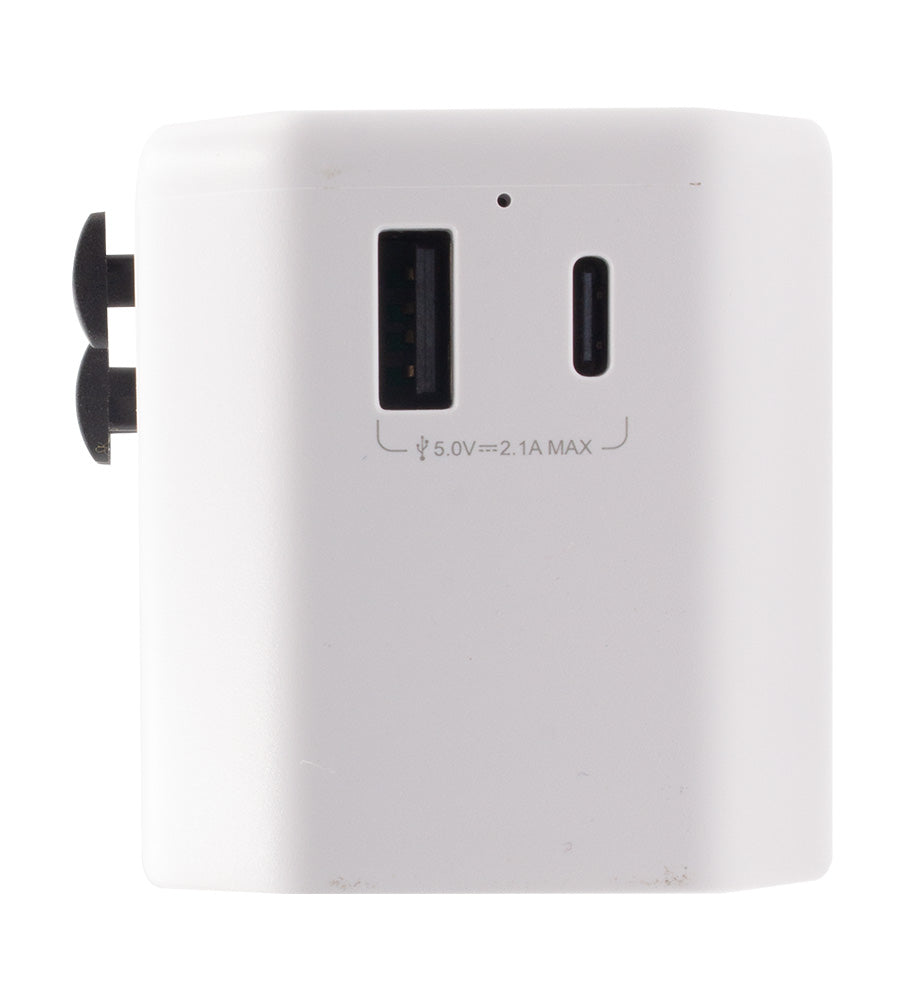 World Wide Travel Adapter Type-C &amp; USB A