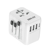 World Wide Travel Adapter Type-C & 3x USB A