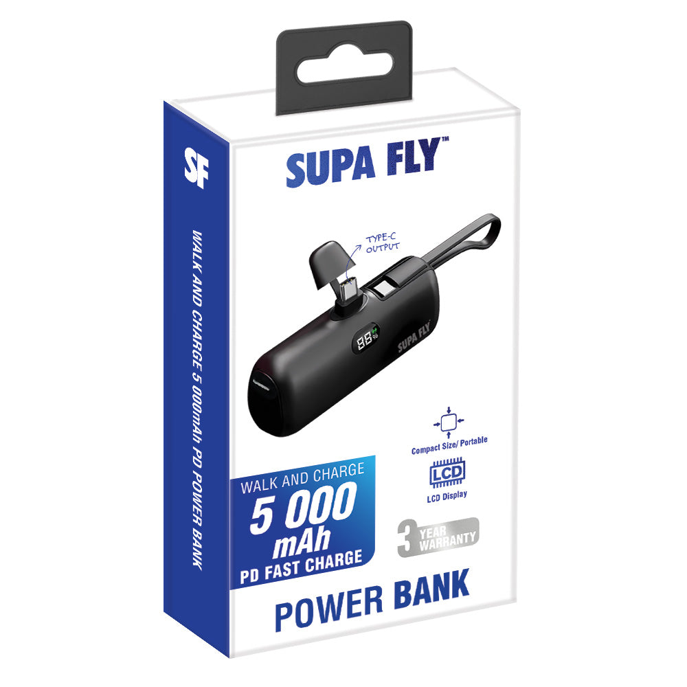 Power Bank 5 000mAh Walk &amp; Charge Type-C